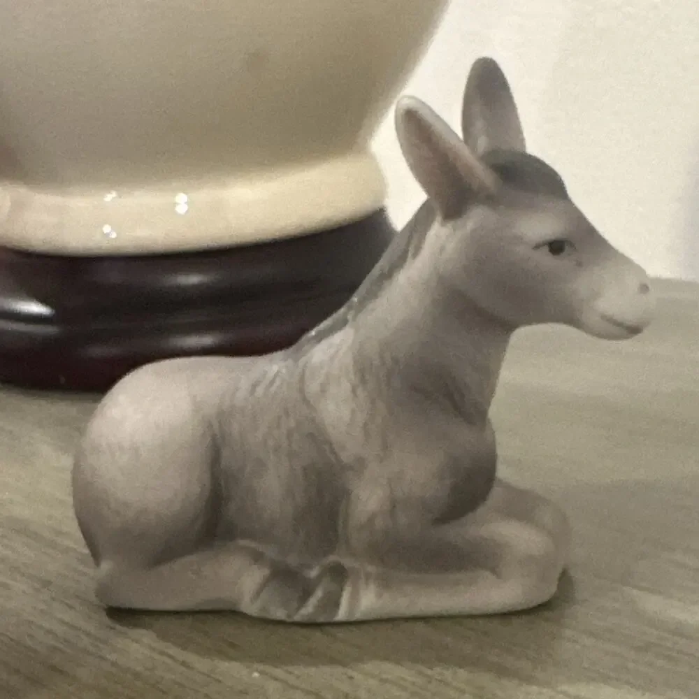 Vintage Lefton‎ 00332 The Christopher Collection Donkey Replacement Nativity